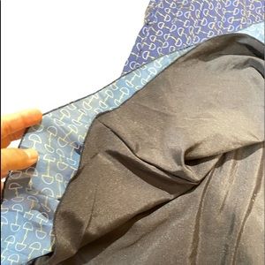 Annahharie Maxi pleated Navy blue dress, Size 4 US.